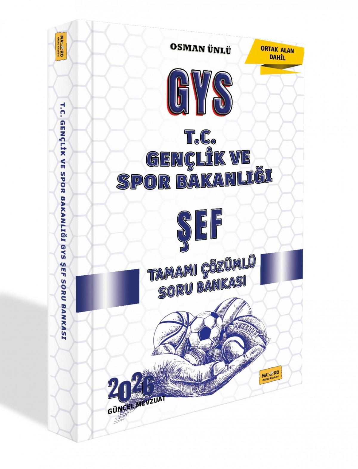 2026 T.C. Gençlik ve Spor Bakanlığı GYS Şef Tamamı Çözümlü Soru Bankası Makro Kitap 2026 T.C. Gençlik ve Spor Bakanlığı GYS Şef Tamamı Çözümlü Soru Bankası Makro Kitap