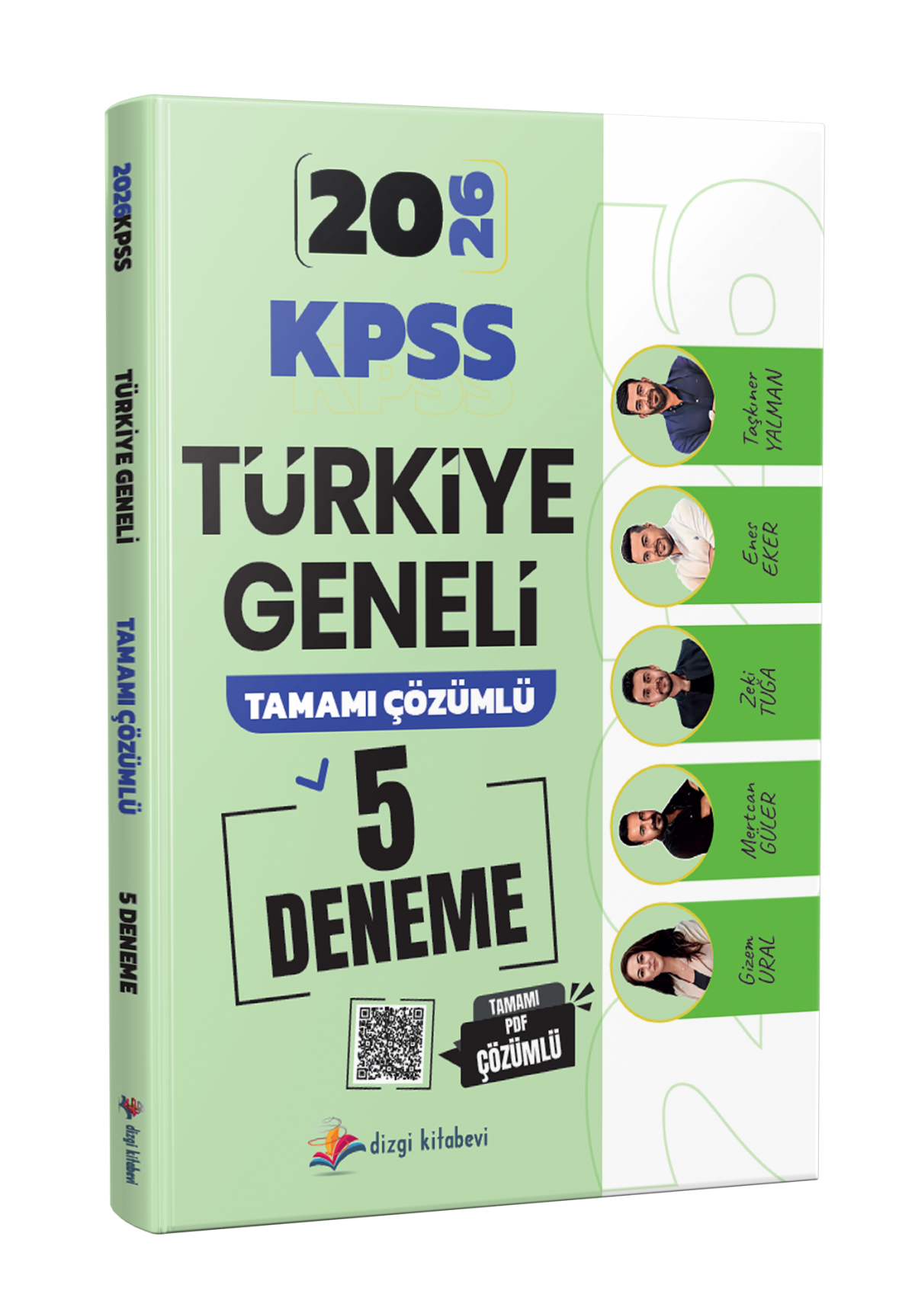 Dizgi Kitap 2026 KPSS Türkiye Geneli Tamamı PDF Çözümlü 5 Deneme Sınavı Enes Eker, Zeki Tuğa