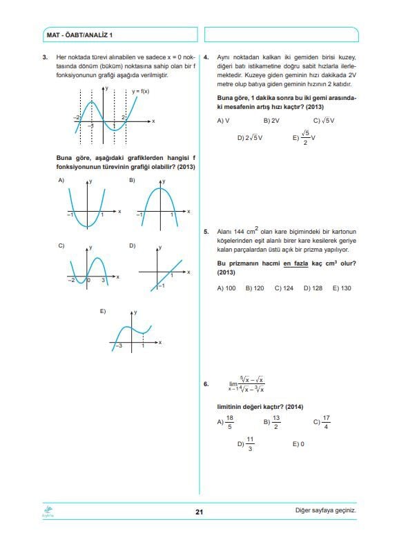 Dizgi Kitap 2026 Meb Ags ÖABT Lise Matematik Öabt'nin Rehberi Konularına Göre Tasnif Edilmiş Son 13 Yıl Orijinal Video Çözümlü Çıkmış Sınav Soruları Dr. Yavuz Hoca 3. Baskı