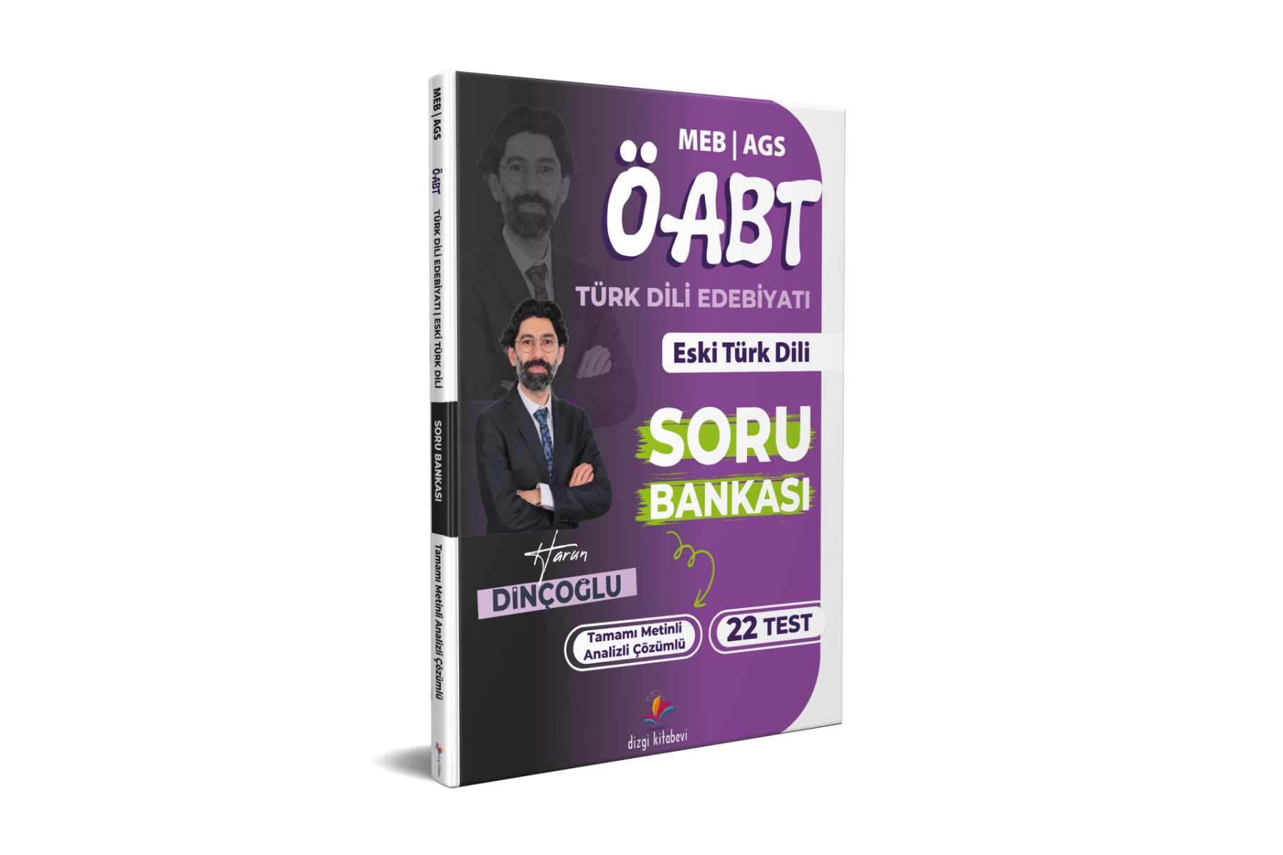 Dizgi Kitap 2026 Meb Ags ÖABT Türk Dili ve Edebiyatı Öğretmenliği Eski Türk Dili Tamamı Çözümlü Soru Bankası Harun Dinçoğlu