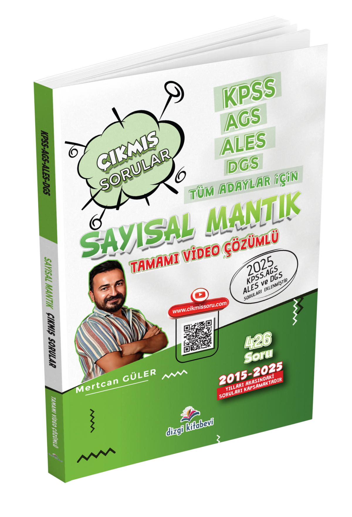 Dizgi Kitap ALES DGS KPSS AGS Tüm Adaylar İçin Sayısal Mantık Tamamı Video Çözümlü Çıkmış Sorular Mertcan Güler Dizgi Kitap ALES DGS KPSS AGS Tüm Adaylar İçin Sayısal Mantık Tamamı Video Çözümlü Çıkmış Sorular Mertcan Güler