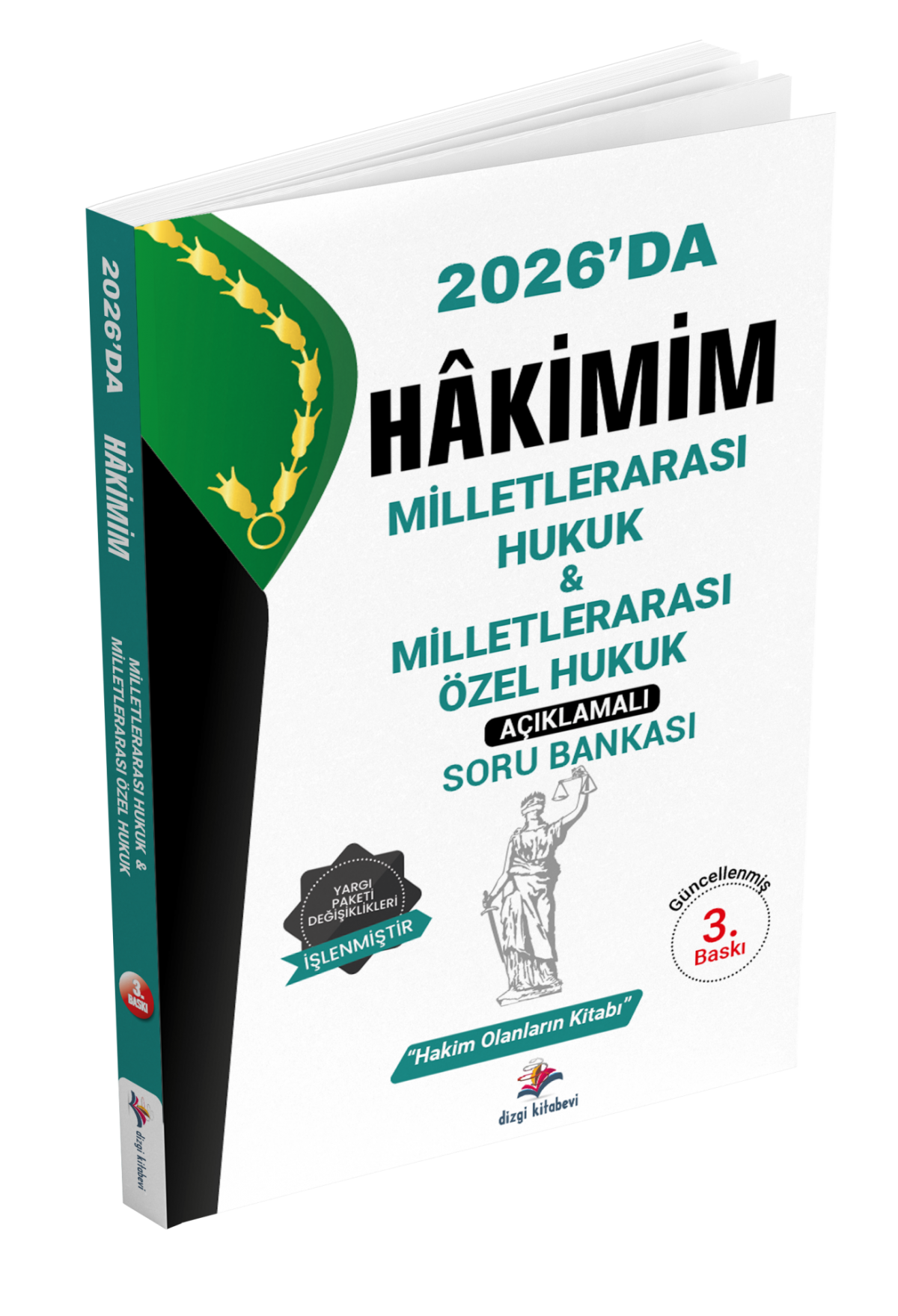 Dizgi Kitap Hakimim Milletlerarası Hukuk & Milletlerarası Özel Hukuk Açıklamalı Soru Bankası 3. Baskı