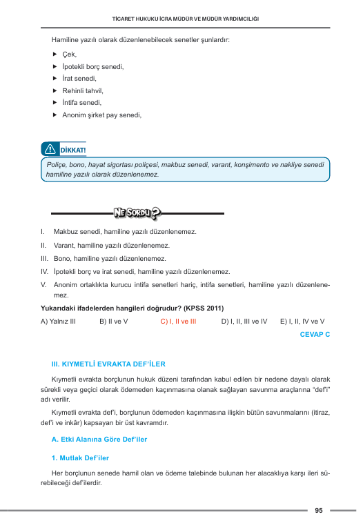 Dizgi Kitap Hukuk Atölyesi İcra Müdürlüğü Çıkmış Soru Örnekli Ticaret Hukuku Ders Notları Dr. Okan Yıldırım