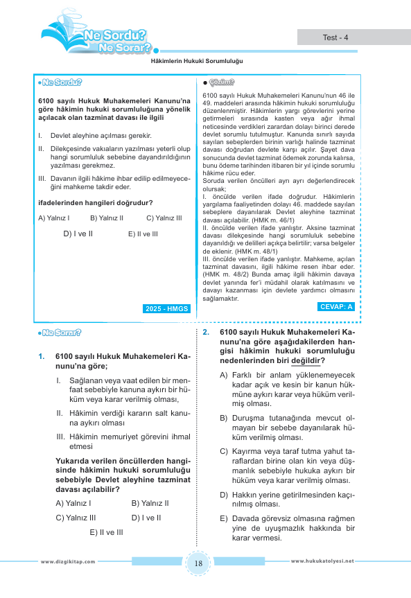 Dizgi Kitap Hukuk Atölyesi İcra Müdürlüğü Ne Sordu Ne Sorar Medeni Usul Hukuku Tamamı Çözümlü Soru Bankası Cem Şahin
