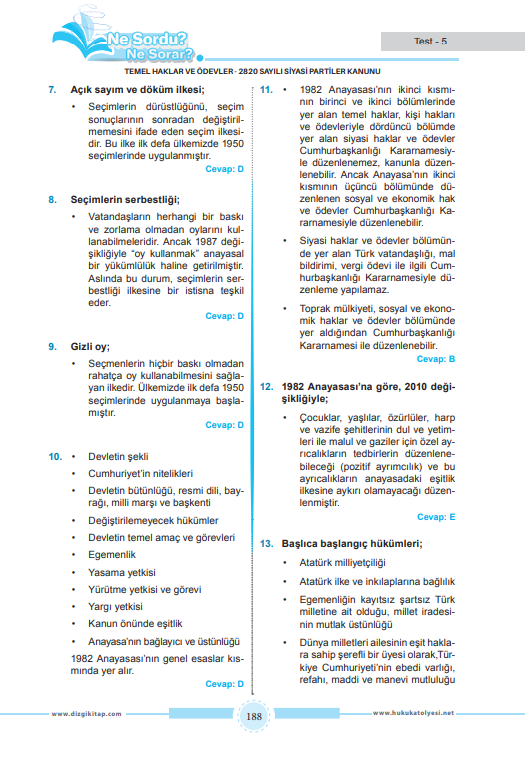 Dizgi Kitap Hukuk Atölyesi Kaymakamlık Ne Sordu Ne Sorar  Anayasa Hukuku Tamamı Çözümlü Soru Bankası İlker Eroğlu