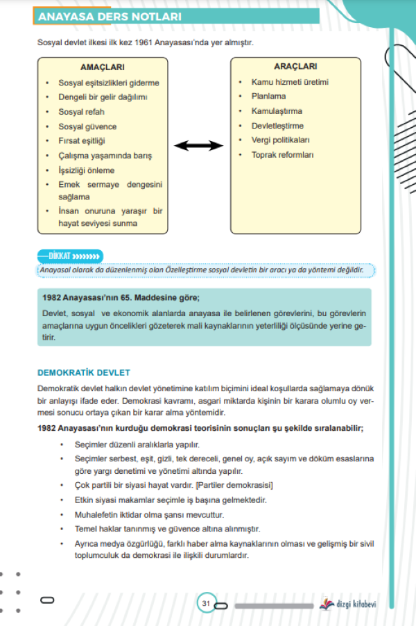 Dizgi Kitap Yargıç Hakimlik ve Hmgs Anayasa Hukuku Ders Notları 4. Baskı 2024 Devrim Toklucu