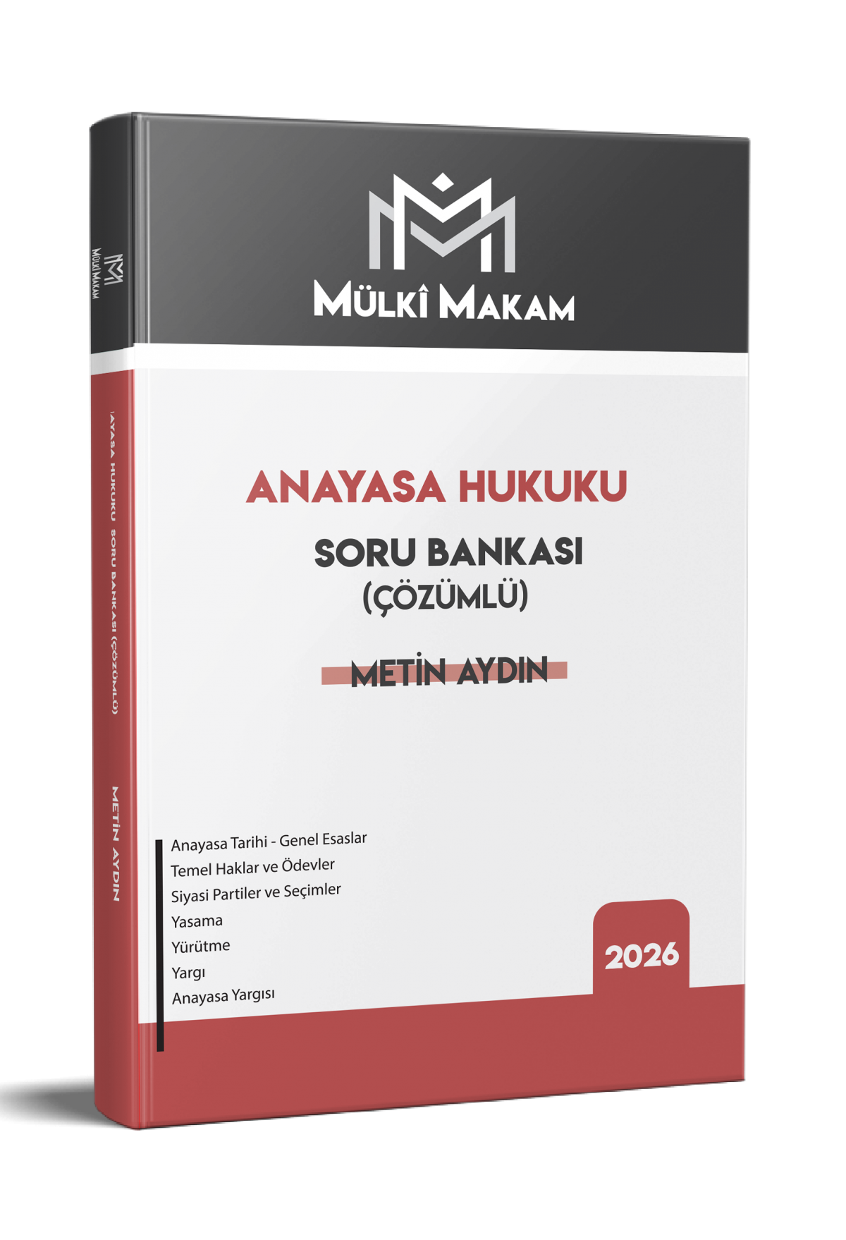 Mülki Makam Anayasa Hukuku Soru Bankası (Çözümlü) Metin Aydın Statü Akademi