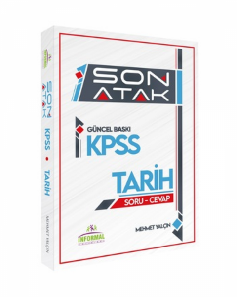 2025 KPSS TARİH Son Atak SORU-CEVAP Pratik Bilgi CEP BOY Kitabı İnformal Yayınları
