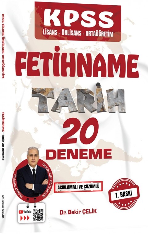 2026 KPSS FETİHNAME Tarih Tamamı Çözümlü 20 Deneme Bekir Çelik