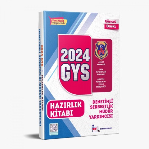 Adalet Bakanlığı Cte Denetimli Serbestlik Müdür Yardımcısı Hazırlık Kitabı 2024