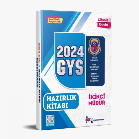 Adalet Bakanlığı Cte İkinci Müdür Hazırlık Kitabı 2024