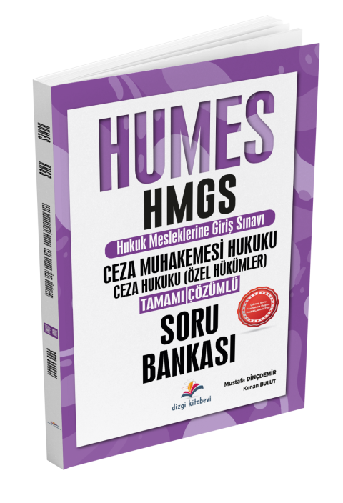 Dizgi Kitap 2025 Humes HMGS Ceza Muhakemesi Hukuku, Ceza Hukuku Özel Hükümler Tamamı Çözümlü Soru Bankası