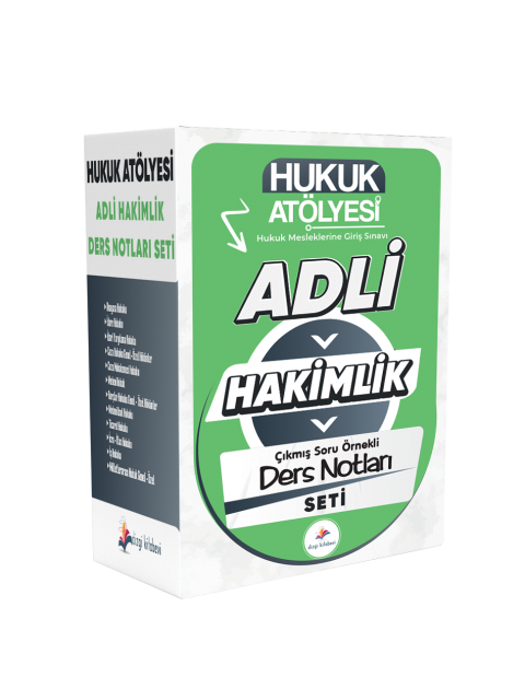 Dizgi Kitap 2026 Hukuk Atölyesi Adli Hakimlik Çıkmış Soru Örnekli Ders Notları Seti