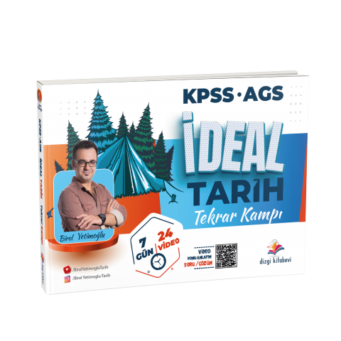 Dizgi Kitap 2026 KPSS MEB AGS İdeal Tarih Video Konu Anlatımlı Tekrar Kampı Birol Yetimoğlu