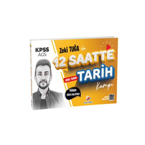 Dizgi Kitap 2026 KPSS Zeki Tuğa ile Tamamı Video Anlatımlı 12 Saatte Tarih Tekrar Kampı