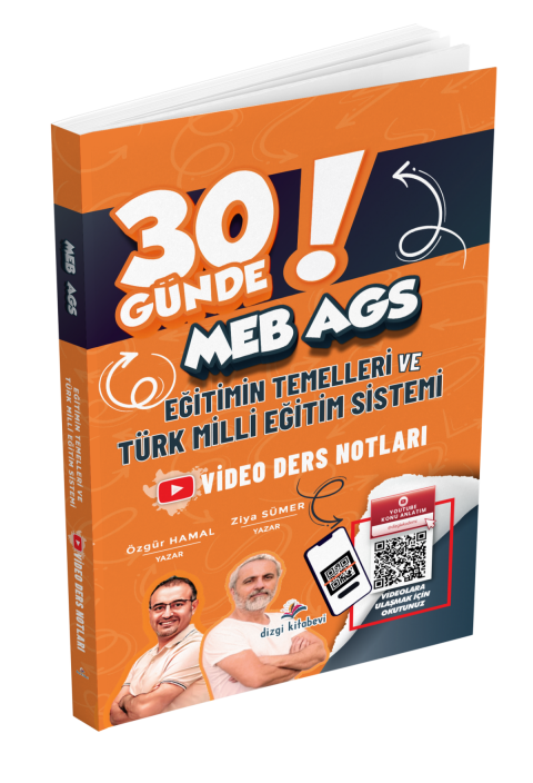 Dizgi Kitap 2026 MEB AGS 30 Günde Eğitimin Temelleri ve Türk Milli Eğitim Sistemi Video Ders Notları Ziya Sümer Özgür Hamal