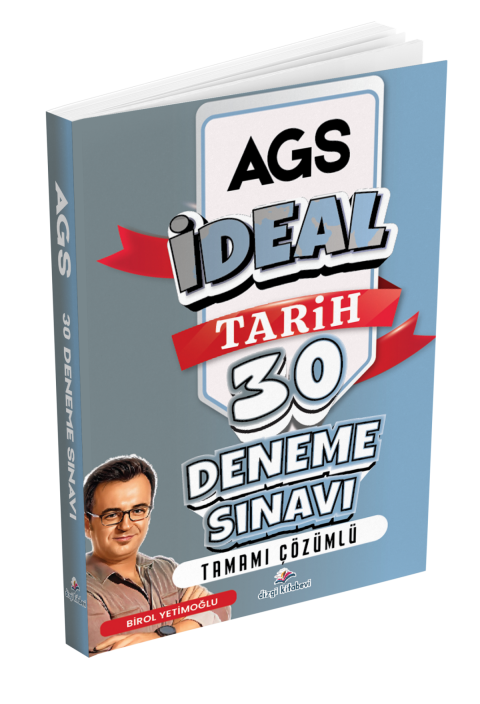 Dizgi Kitap 2026 MEB AGS İdeal Tarih Tamamı Çözümlü 30 Deneme Sınavı Birol Yetimoğlu