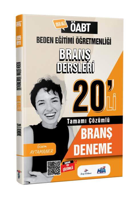 Dizgi Kitap 2026 Meb Ags ÖABT Beden Eğitimi Branş Dersleri Tamamı PDF Çözümlü 20'li Branş Deneme Gizem Aytamaner