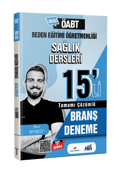 Dizgi Kitap 2026 Meb Ags ÖABT Beden Eğitimi Sağlık Dersleri Tamamı PDF Çözümlü 15'li Branş Deneme Emir Beyazıt