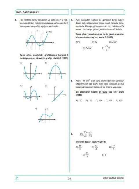 Dizgi Kitap 2026 Meb Ags ÖABT Lise Matematik Öabt'nin Rehberi Konularına Göre Tasnif Edilmiş Son 13 Yıl Orijinal Video Çözümlü Çıkmış Sınav Soruları Dr. Yavuz Hoca 3. Baskı