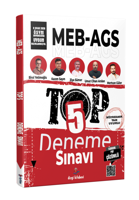 Dizgi Kitap 2026 MEB AGS TOP 5 Tamamı PDF Çözümlü Fasiküller Halinde 5 Deneme Sınavı