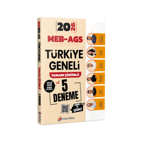 Dizgi Kitap 2026 MEB AGS Türkiye Geneli Tamamı PDF Çözümlü 5 Deneme Sınavı Özgür Hamal, Zeki Tuğa