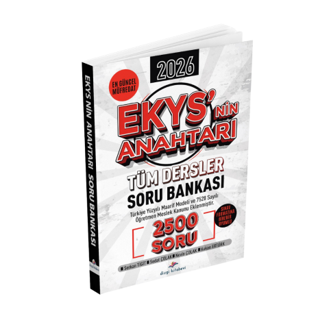 Dizgi Kitap 2026 MEB EKYS Müdür ve Müdür Yardımcılığı Ekys'nin Anahtarı Tüm Dersler Soru Bankası 2500 Soru Serkan Tigit