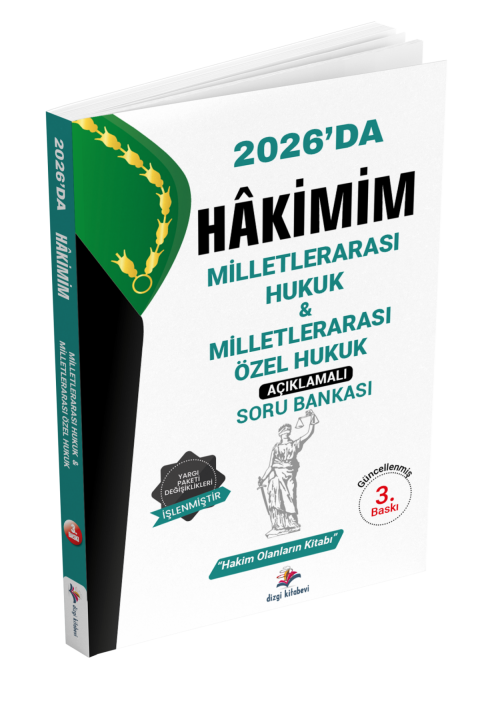 Dizgi Kitap Hakimim Milletlerarası Hukuk & Milletlerarası Özel Hukuk Açıklamalı Soru Bankası 3. Baskı