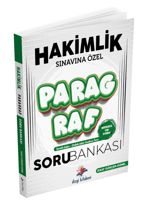 Dizgi Kitap 2026 Hakimlik Sınavına Özel Paragraf Soru Bankası İlkay Gökçen Günel
