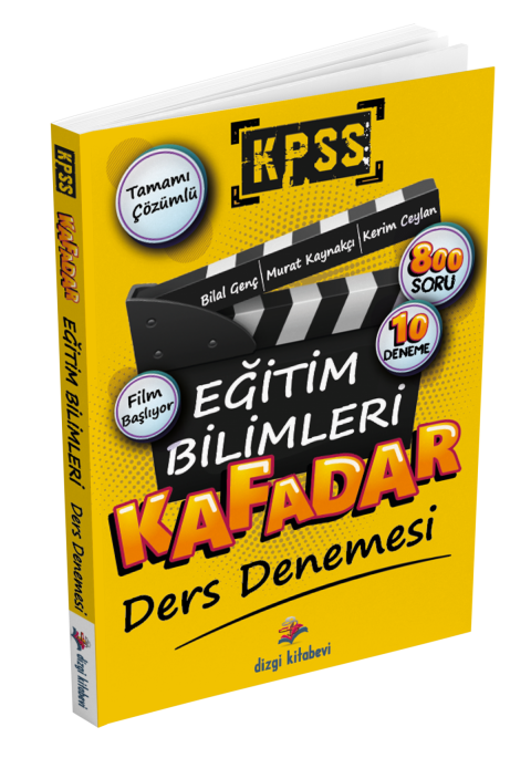 Dizgi Kitap Kafadar Eğitim Bilimleri Branş 10 Çözümlü Deneme Sınavı
