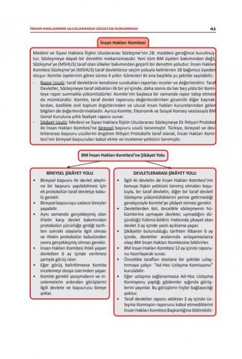 Dizgi Kitap Kaymakamlık Naib İnsan Hakları Konu Anlatımı ve Çözümlü Sorular 8. Baskı Oğuz Sami Tarhan