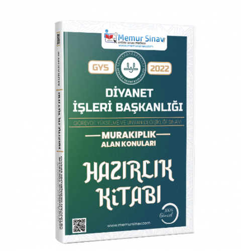 GYS 2022 DİYANET İŞLERİ BAŞKANLIĞI GÖREVDE YÜKSELME VE UNVAN DEĞİŞİKLİĞİ SINAVI MURAKIPLIK ALAN KONULARI HAZIRLIK KİTABI 2022
