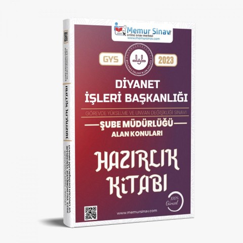 GYS DİYANET İŞLERİ BAŞKANLIĞI ŞUBE MÜDÜRLÜĞÜ ALAN KONULARI HAZIRLIK KİTABI-2023