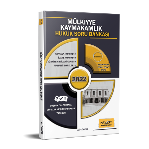 Mülkiyye Kaymakamlık Hukuk Soru Bankası 2022
