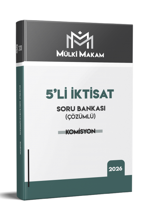 Mülkî Makam Beşli İktisat Çözümlü Soru Bankası (Para Banka - Uluslararası İktisat - Büyüme ve Kalkınma- Türkiye Ekonomisi - İktisat Okulları Statü Akademi