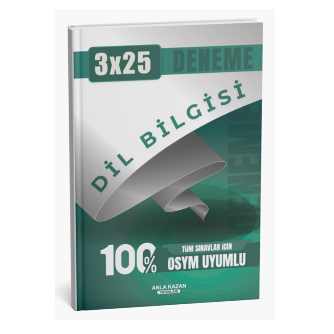 Tüm Sınavlar İçin 3x25 Dil Bilgisi Deneme Anla Kazan Yayınları Tüm Sınavlar İçin 3x25 Dil Bilgisi Deneme Anla Kazan Yayınları